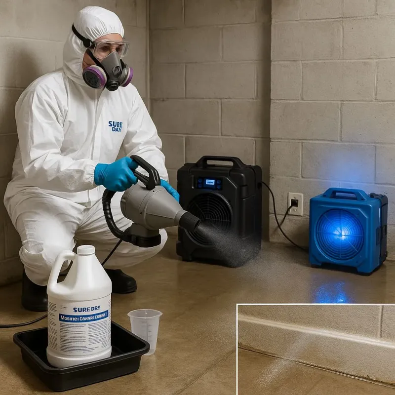 Sanitization and Odor Removal process in Placentia, CA